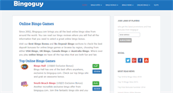 Desktop Screenshot of bingoguy.com