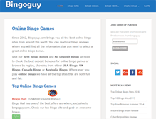 Tablet Screenshot of bingoguy.com